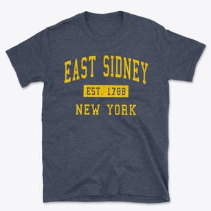 East Sidney New York Classic Established Basic T-Shirt