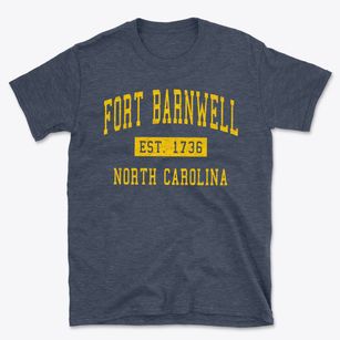 Fort Barnwell North Carolina Classic Established Basic T-Shirt