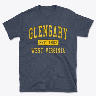 Glengary West Virginia Classic Established Basic T-Shirt