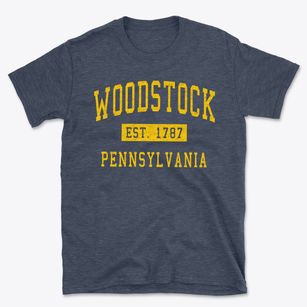 Woodstock Pennsylvania Classic Established Basic T-Shirt