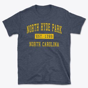 North Hyde Park North Carolina Classic Established Basic T-Shirt