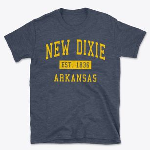 New Dixie Arkansas Classic Established Basic T-Shirt