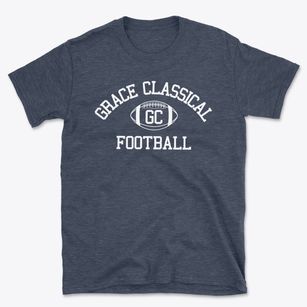 Grace Classical Christian Academy Classic Football Basic T-Shirt