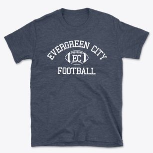 Evergreen City School Classic Football Basic T-Shirt