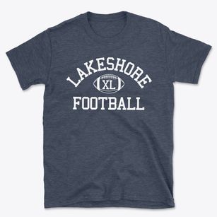 Lakeshore Christian Homeschool Classic Football Basic T-Shirt