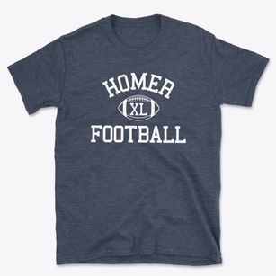 Homer High School Classic Football Basic T-Shirt