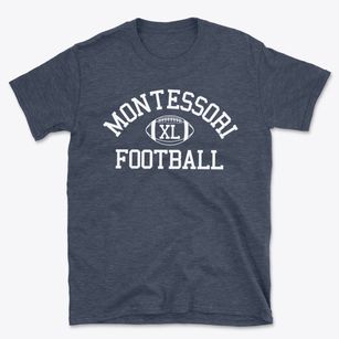 Montessori Children's House Inc Classic Football Basic T-Shirt