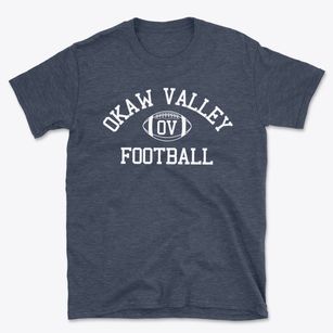 Okaw Valley High School Classic Football Basic T-Shirt