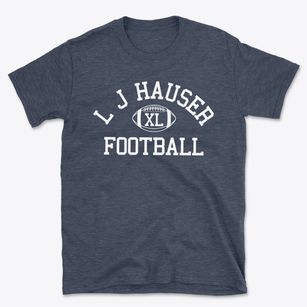 L J Hauser Junior High School Classic Football Basic T-Shirt
