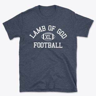 Lamb Of God School Classic Football Basic T-Shirt