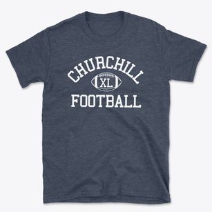 Churchill Junior High School Classic Football Basic T-Shirt