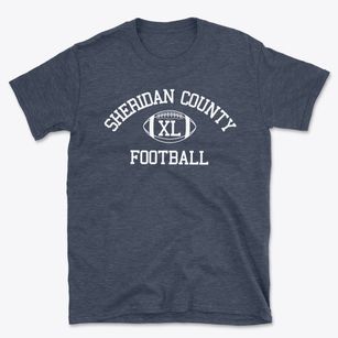 Sheridan County District 27 School Classic Football Basic T-Shirt