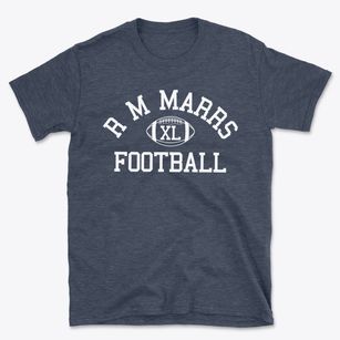 R M Marrs School Classic Football Basic T-Shirt