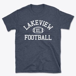 Lakeview School Classic Football Basic T-Shirt