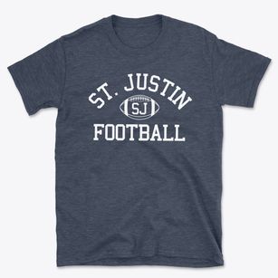 St. Justin School Classic Football Basic T-Shirt