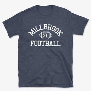 Millbrook High School Classic Football Basic T-Shirt
