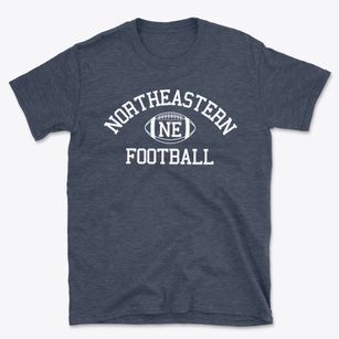 Northeastern High School Classic Football Basic T-Shirt