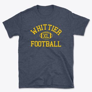 Whittier High School Classic Football Basic T-Shirt