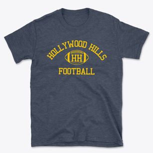 Hollywood Hills High School Classic Football Basic T-Shirt