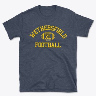 Wethersfield High School Classic Football Basic T-Shirt