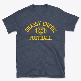Grassy Creek School Classic Football Basic T-Shirt