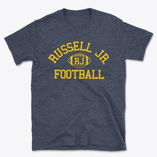 Russell Jr. High School Classic Football Basic T-Shirt