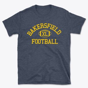 Bakersfield R 4 School Classic Football Basic T-Shirt
