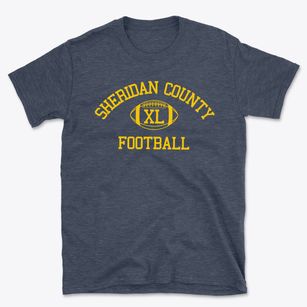 Sheridan County District 13 School Classic Football Basic T-Shirt