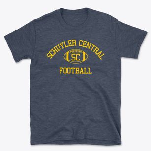 Schuyler Central High School Classic Football Basic T-Shirt