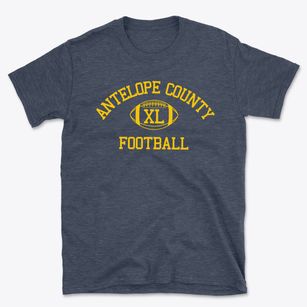 Antelope County District 4 School Classic Football Basic T-Shirt