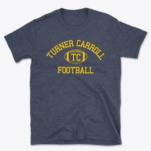 Turner Carroll High School Classic Football Basic T-Shirt