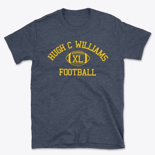 Hugh C Williams High School Classic Football Basic T-Shirt