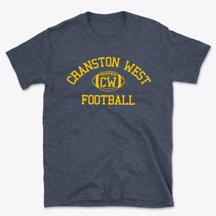 Cranston High School West Classic Football Basic T-Shirt