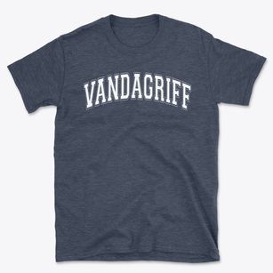 Vandagriff Elementary School Varsity Arch Basic T-Shirt