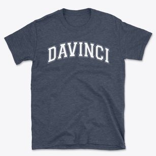 Davinci Academy Of Science & The Arts Varsity Arch Basic T-Shirt