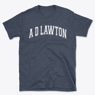 A D Lawton Middle School Varsity Arch Basic T-Shirt
