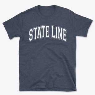 State Line Homeschool Rush Varsity Arch Basic T-Shirt