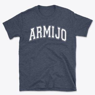 Armijo High School Indians Varsity Arch Basic T-Shirt