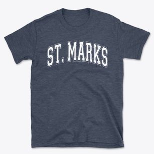 Saint Marks Episcopal Preschool Varsity Arch Basic T-Shirt