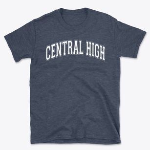 Central High School Tri-c Varsity Arch Basic T-Shirt