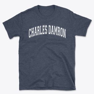 Charles Damron Elementary School Varsity Arch Basic T-Shirt