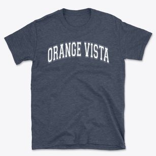 Orange Vista Varsity Arch Basic T-Shirt