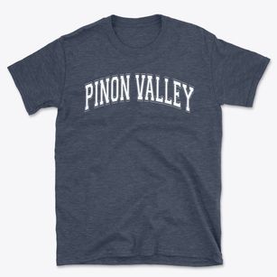 Pinon Valley Elementary School Varsity Arch Basic T-Shirt