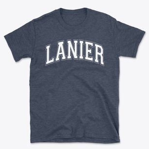 Lanier Elementary School Varsity Arch Basic T-Shirt