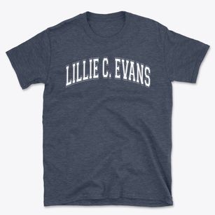 Lillie C. Evans K-8 Center Varsity Arch Basic T-Shirt