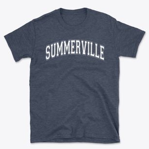 Summerville Middle School Varsity Arch Basic T-Shirt
