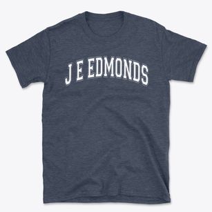 J E Edmonds Elementary School Varsity Arch Basic T-Shirt