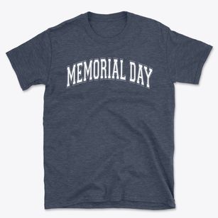 Memorial Day School Varsity Arch Basic T-Shirt