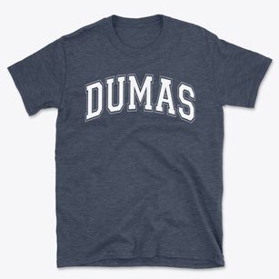 Dumas Elementary School Varsity Arch Basic T-Shirt