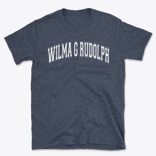 Wilma G Rudolph Learning Center Varsity Arch Basic T-Shirt